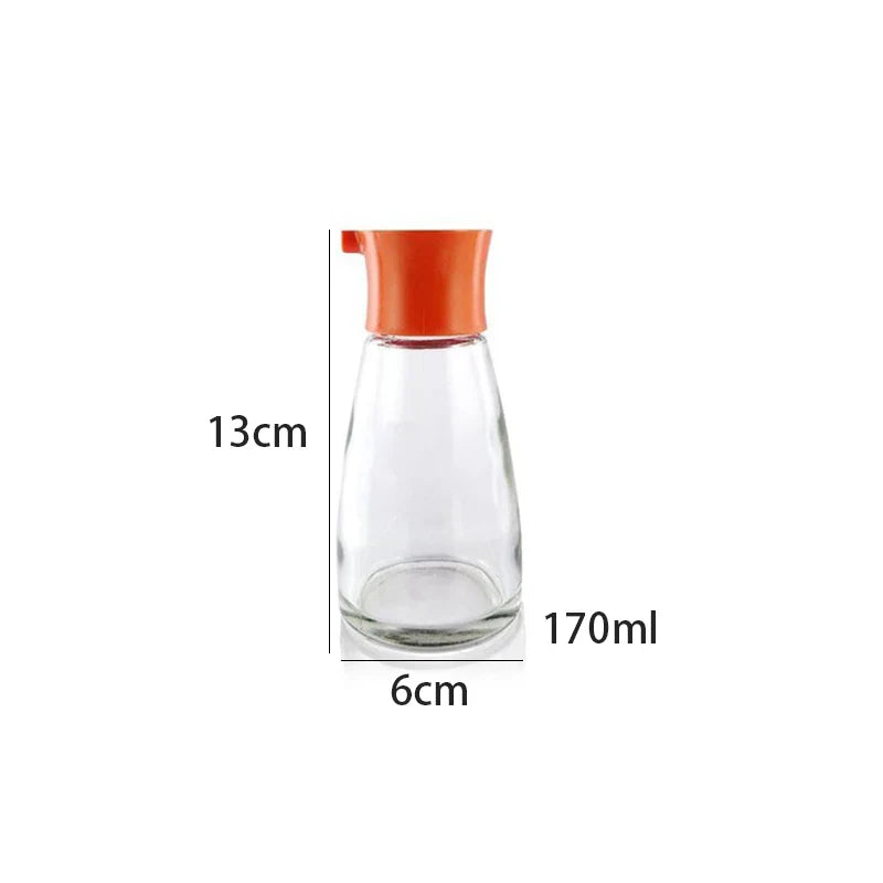 Afralia™ 170ML Seasoning Bottle with Leak-Proof Design for Oil, Soy Sauce & Vinegar