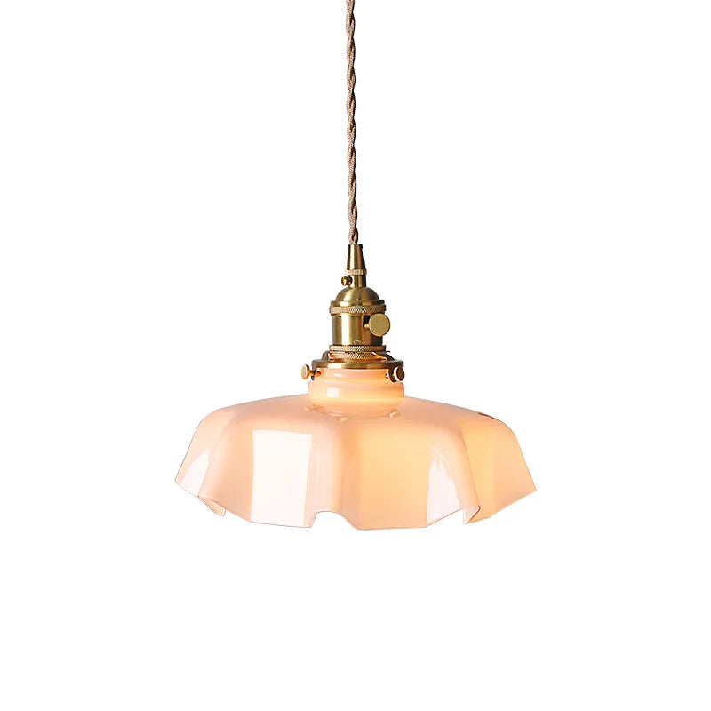 Afralia™ Glass Pendant Lights: Nordic Modern LED Hanging Lamp, 4 Colors, Switch, Dinning Living Room
