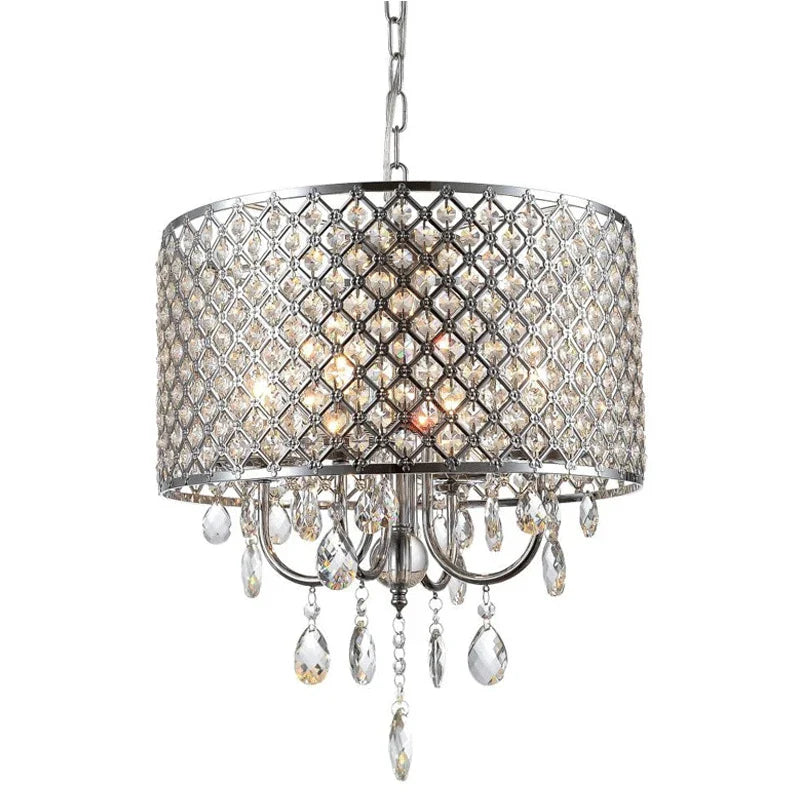 Afralia™ Crystal Pendant Light: Elegant Crystal Hanging Lamp for Dining Room and Restaurant