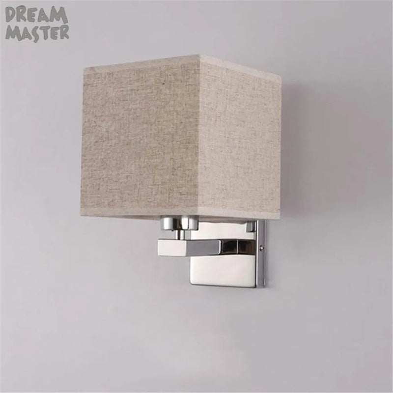 Afralia™ Modern Flax Wall Sconces with Linen Shade for Hotel Bedside & Restaurant