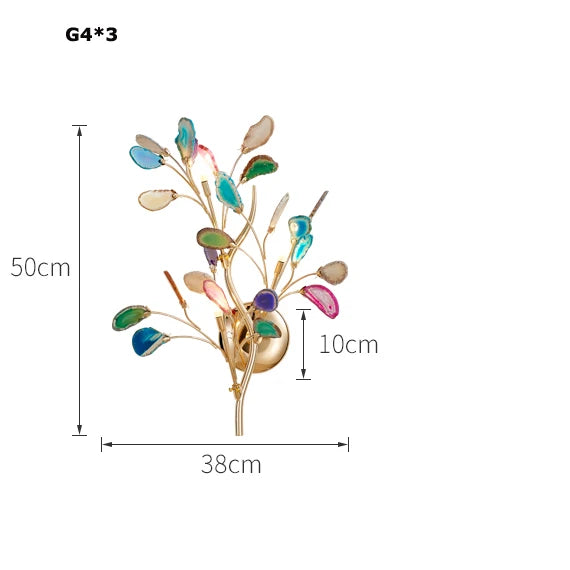 Afralia™ Agate Designer LED Chandelier for Dining & Foyer Room