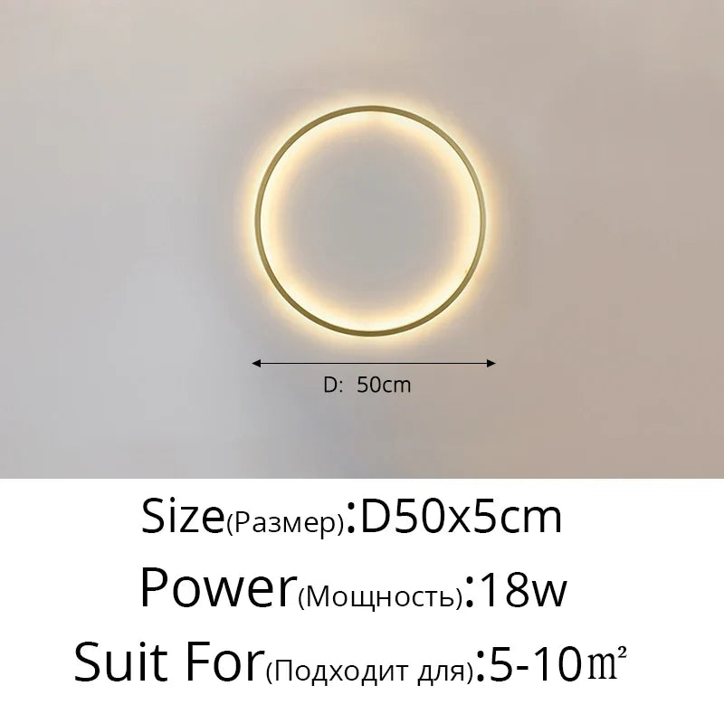 Afralia™ Nordic Round LED Wall Light: Modern Minimalist Design for Home Interior Decor