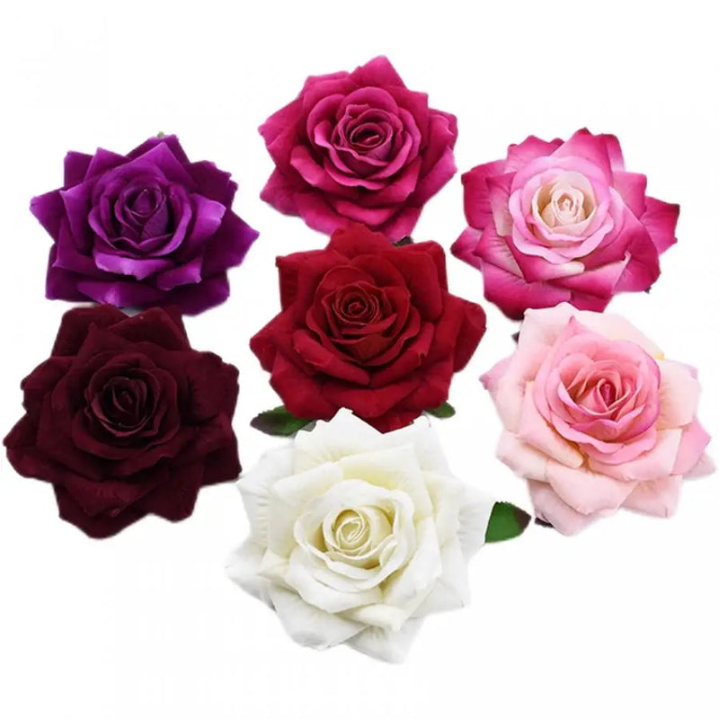 Afralia™ Silk Roses Heads: 10PCS High Quality DIY Flowers for Home Decoration and Wedding