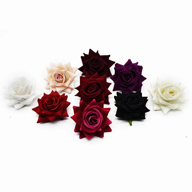 Afralia™ 7cm Rose Heads: Wedding Décor, Scrapbooking, Headwear, Autumn Home Decoration