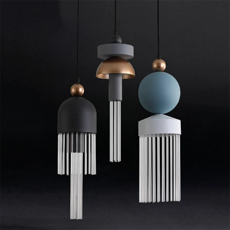 Afralia™ Modern Art Nordic Pendant Lights for Living Room Decor & Restaurant Lighting