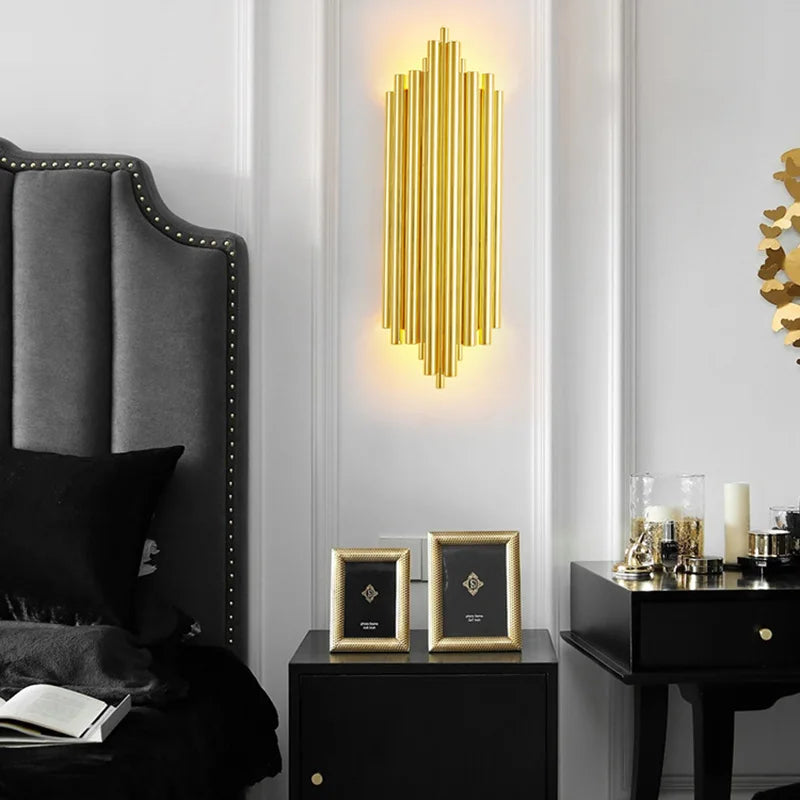 Afralia™ Crystal Wall Lamp: Elegant Lighting for Living Room, Bedroom, and Staircase