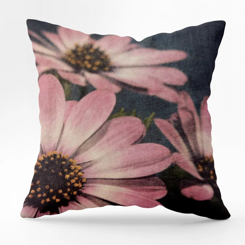 Sunflower Lumbar Pillowcase for Sofa and Dining Chair by Afralia™