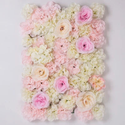 Afralia™ Silk Rose Flower Wall Wedding Christmas Decoration Silk Hydrangea Backdrop