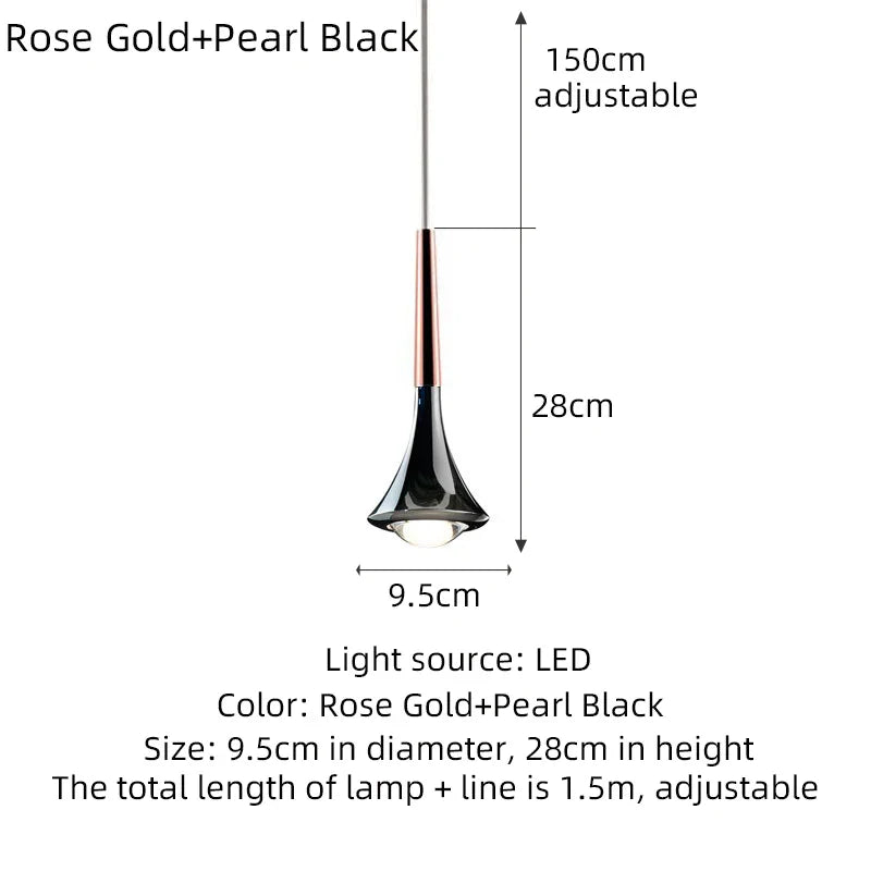 Afralia™ Rain Chrome Pendant Light for Dining Room Minimalism Decor Kitchen Loft
