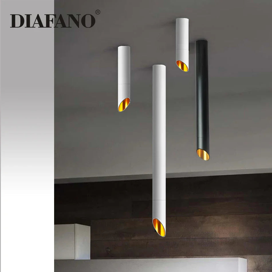 Afralia™ GU10 LED Ceiling Light Cord Lamps with Free 5W Bulb for Kitchen, Living Room, and More