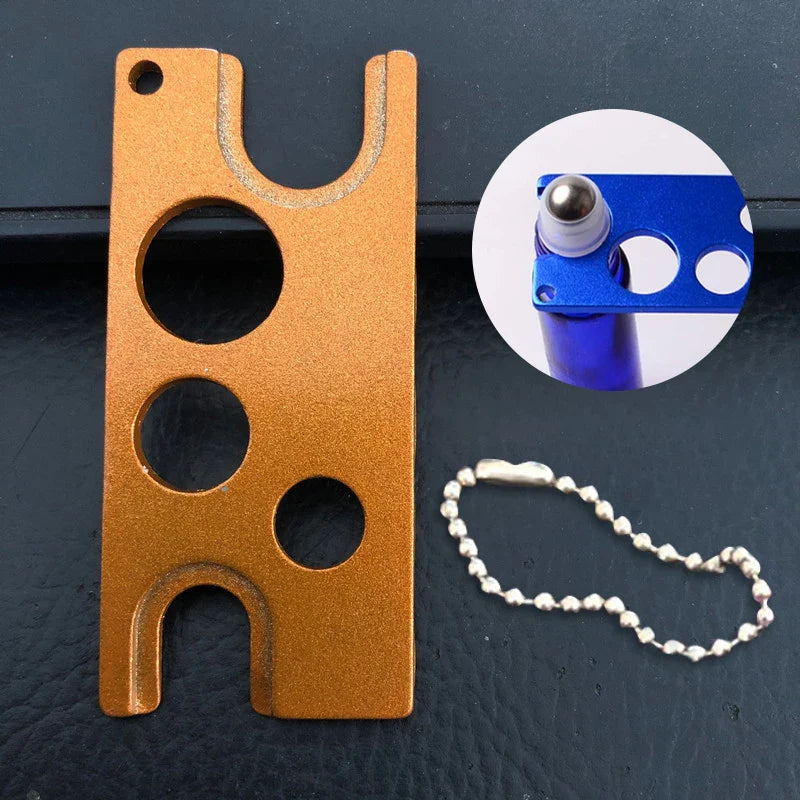 Afralia™ Essential Oils Opener for Roller Balls & Caps - Metal Corkscrew Tool