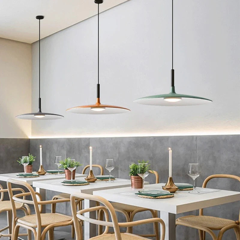 Afralia™ UFO LED Pendant Light - Modern Nordic Chandelier for Home and Restaurant