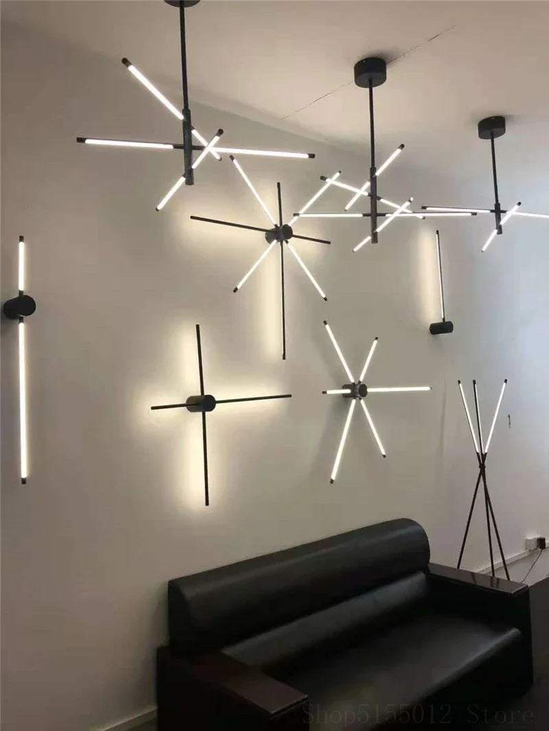 Afralia™ Trident Floor Lamp: Modern Designer Decor Standing Lamp for Living Room & Bedroom