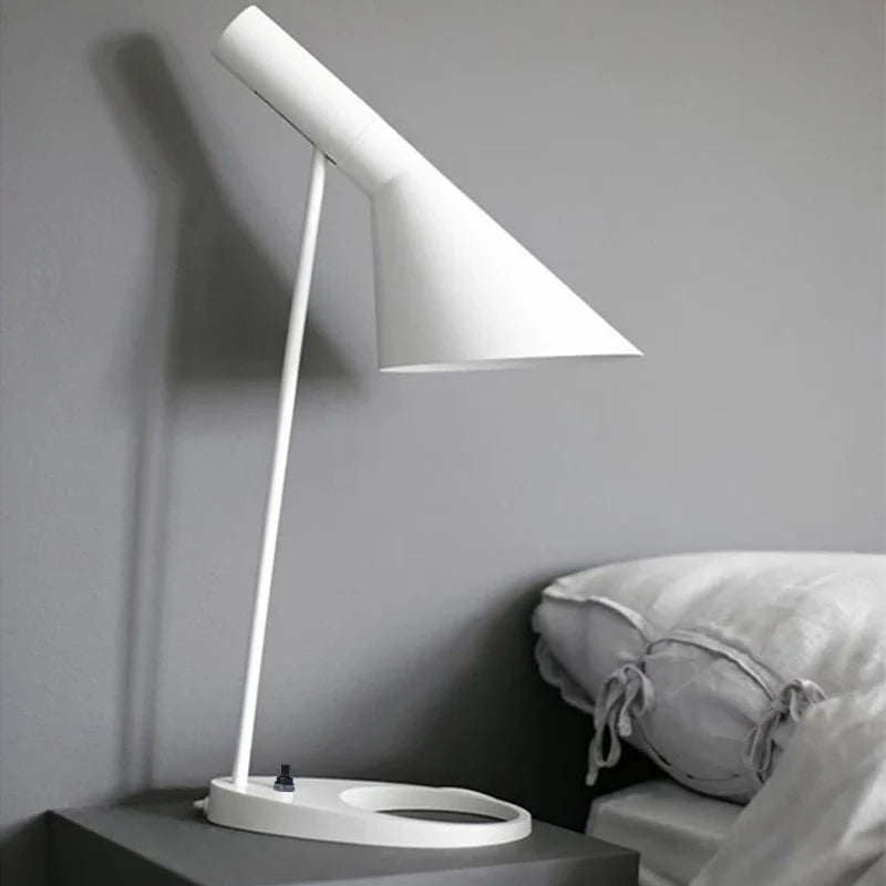 Afralia™ Nordic Metal Loft Table Lamp for Bedroom & Living Room, LED Desk Light E27 Bulb