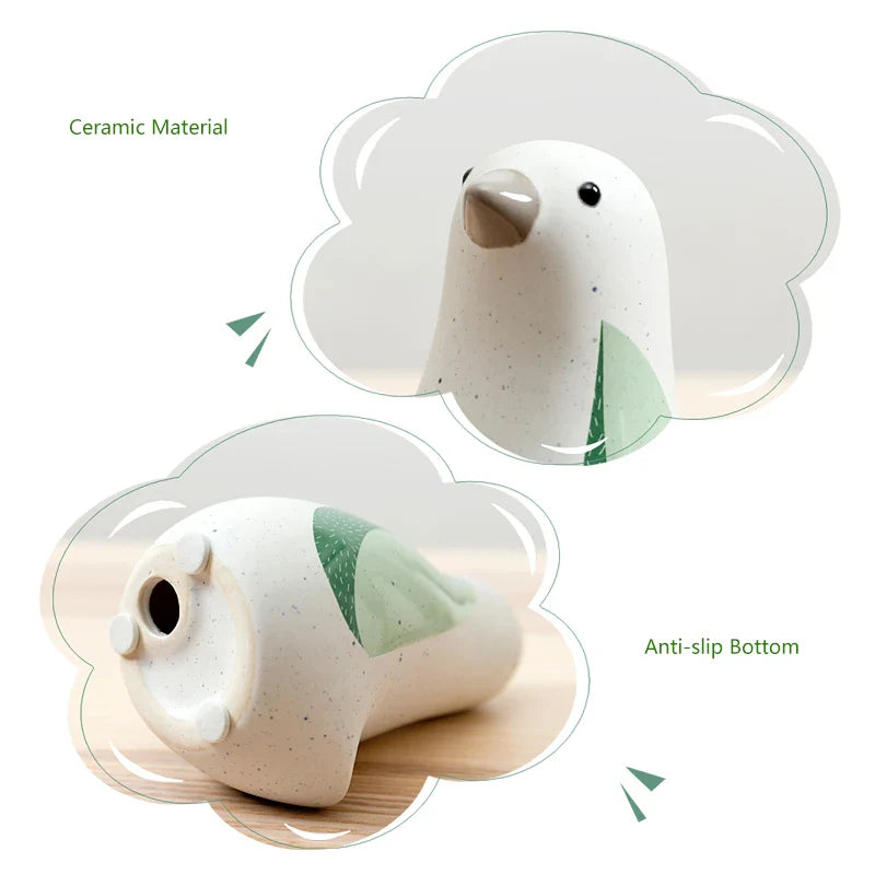 Afralia™ Chinese Bird Figurines: Modern Ceramic Sculptures for Home Decor & Wedding Gifts
