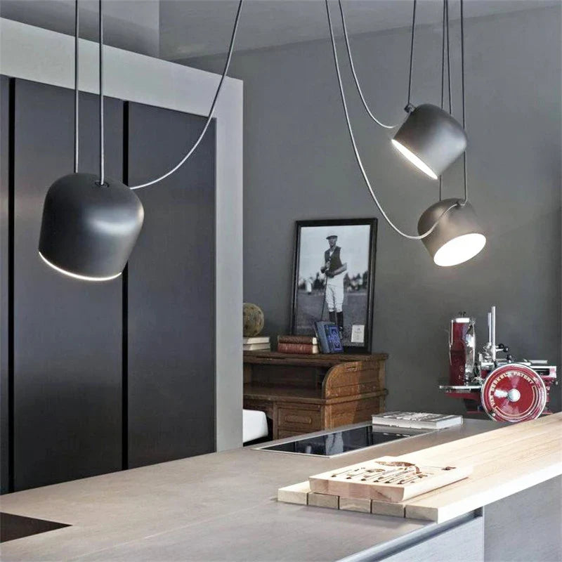 Afralia™ Spider Industrial Pendant Lights for Modern Decor, E27 LED Fixtures for Kitchen & Dining