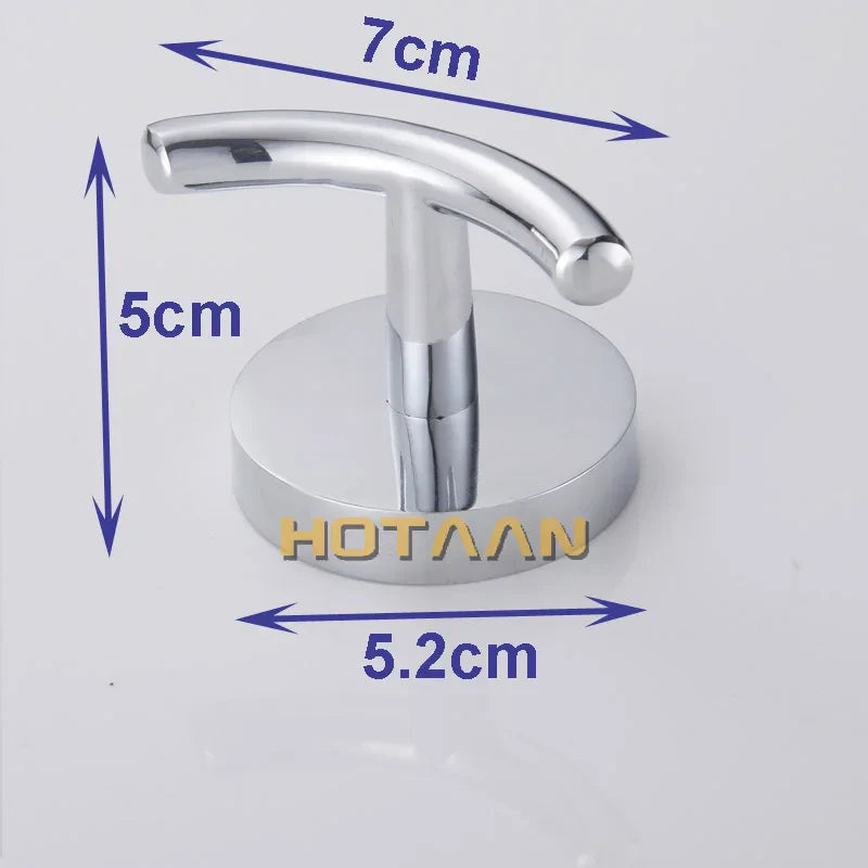 Afralia™ Stainless Steel Chrome Robe/Clothes Hook
