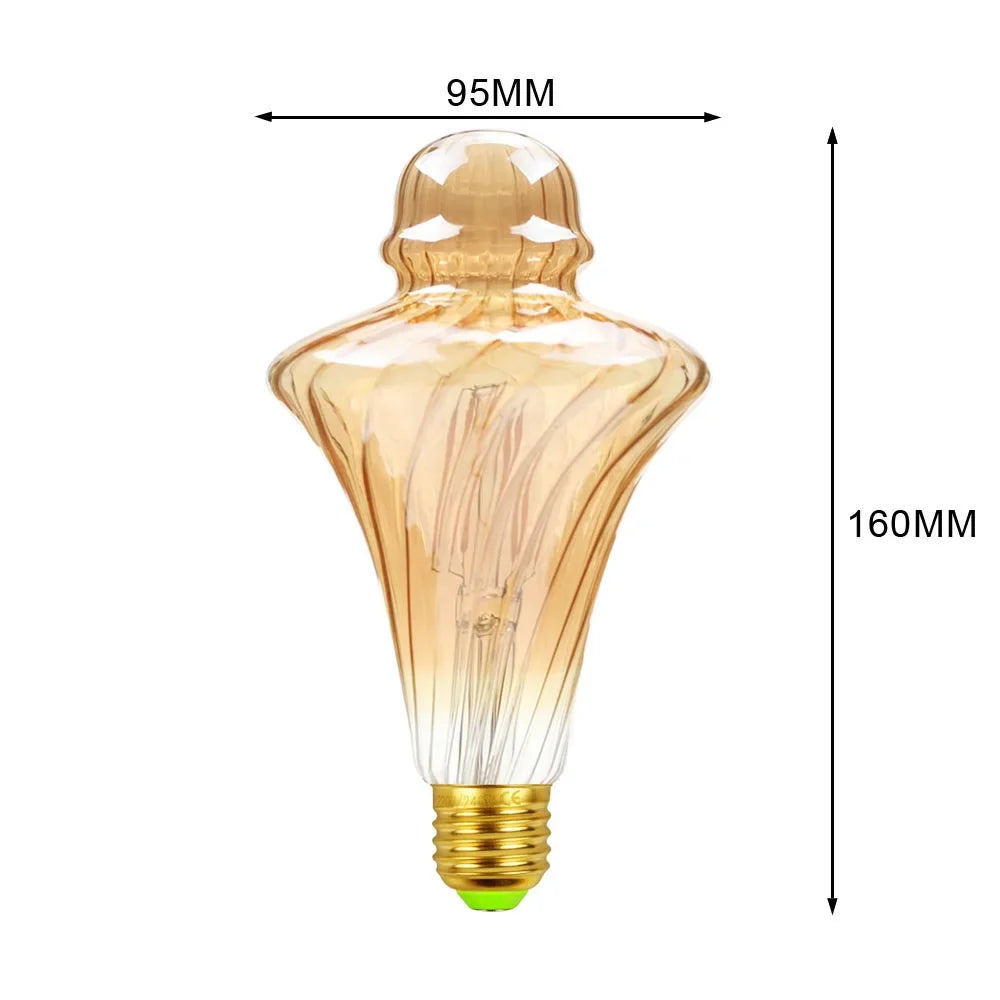 Afralia™ Retro Edison Bulb LED 4W Warm White 2700K Loft Industrial Vintage Lamp