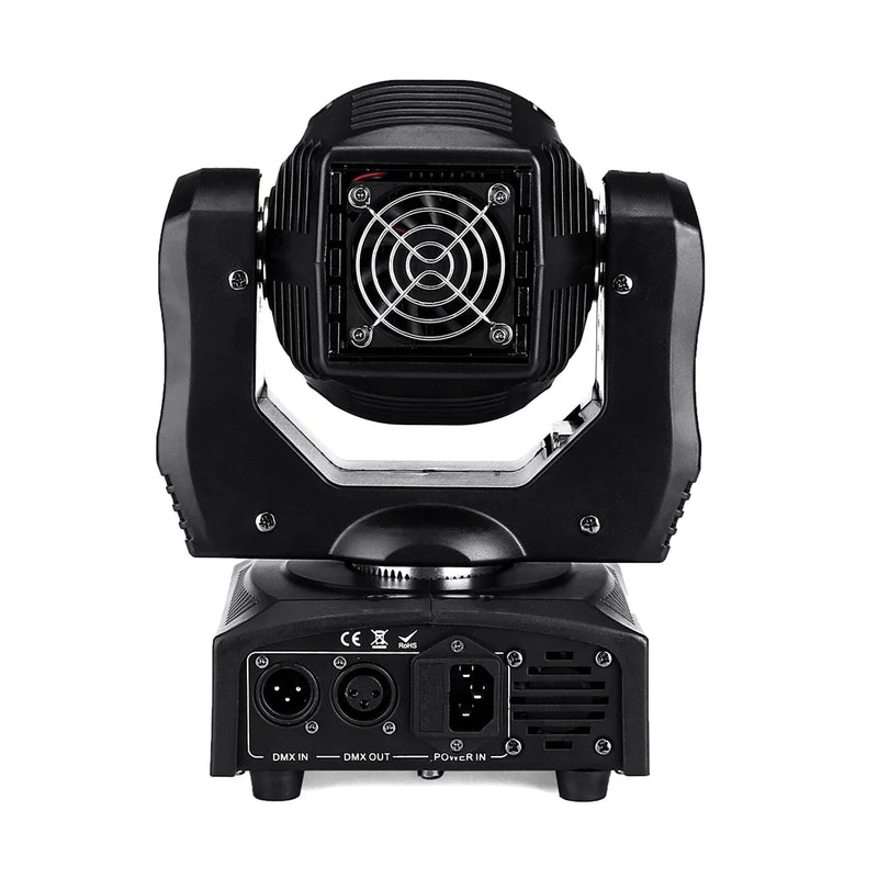 Afralia™ 75W LED Spot Moving Head DJ Beam Light with Gobo & Color Wheel