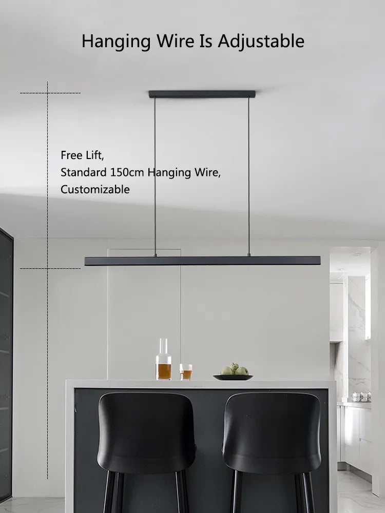 Modern Nordic LED Pendant Light - Stylish Lighting Fixture for Dining Room, Bar, and Office