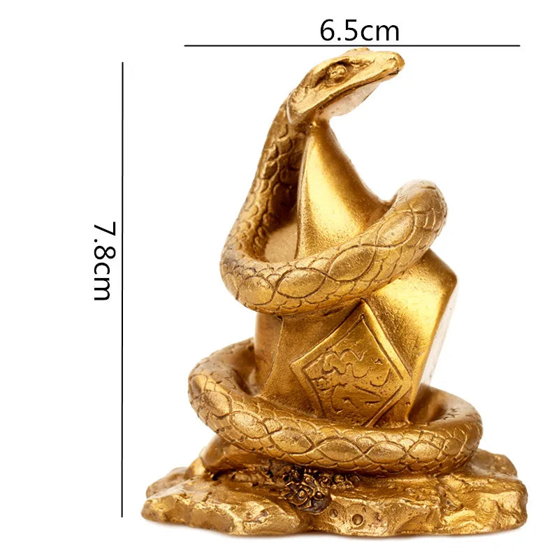 Afralia™ Retro Brass Zodiac Animal Sculpture. Chinese Modern Home Decor Craft.