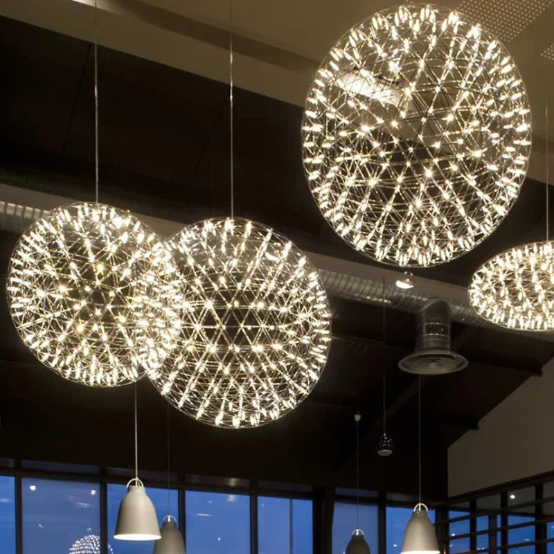 Afralia™ Gypsophila Sparkball Pendant Lights – Indoor Living Room Cafe Lighting Fixture