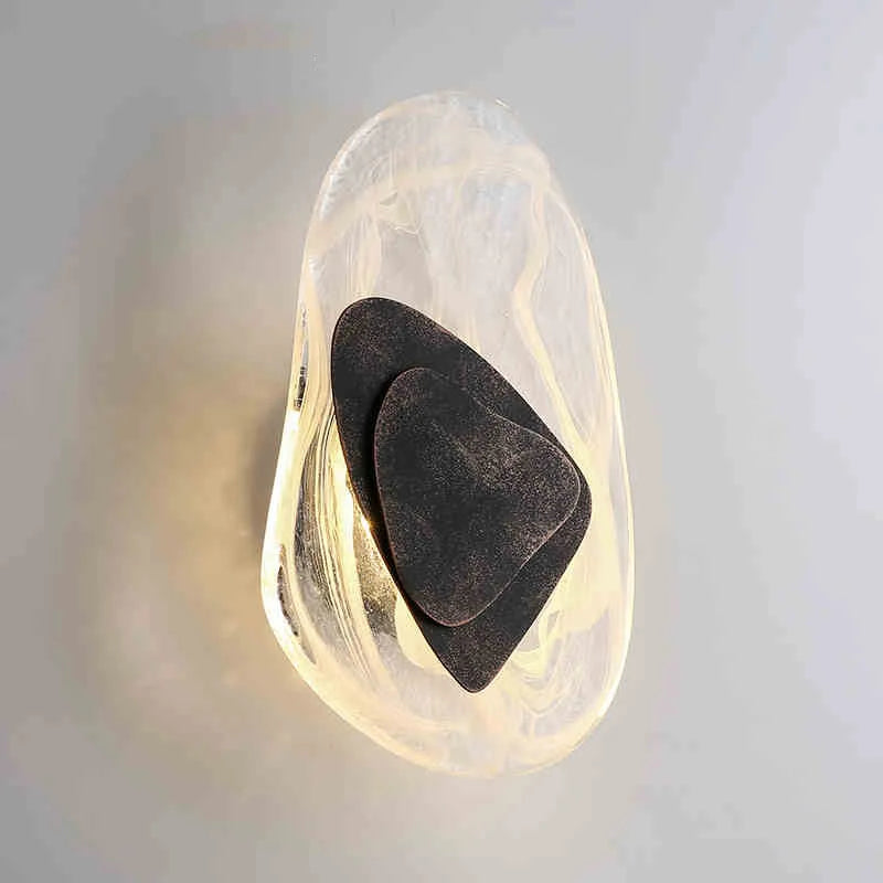 Afralia™ Black Luxury LED Wall Light for Bedroom Living Room Sconce Lighting