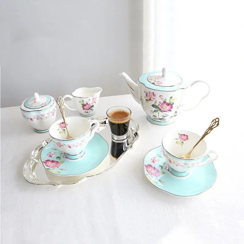 Afralia™ Porcelain Tea & Coffee Set, Teaware Collection by Coffeeware Supplier