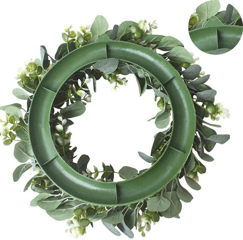 Afralia™ Eucalyptus Leaf Wreath - Home Decor, DIY, Wedding, Holiday & Living Room Accessory