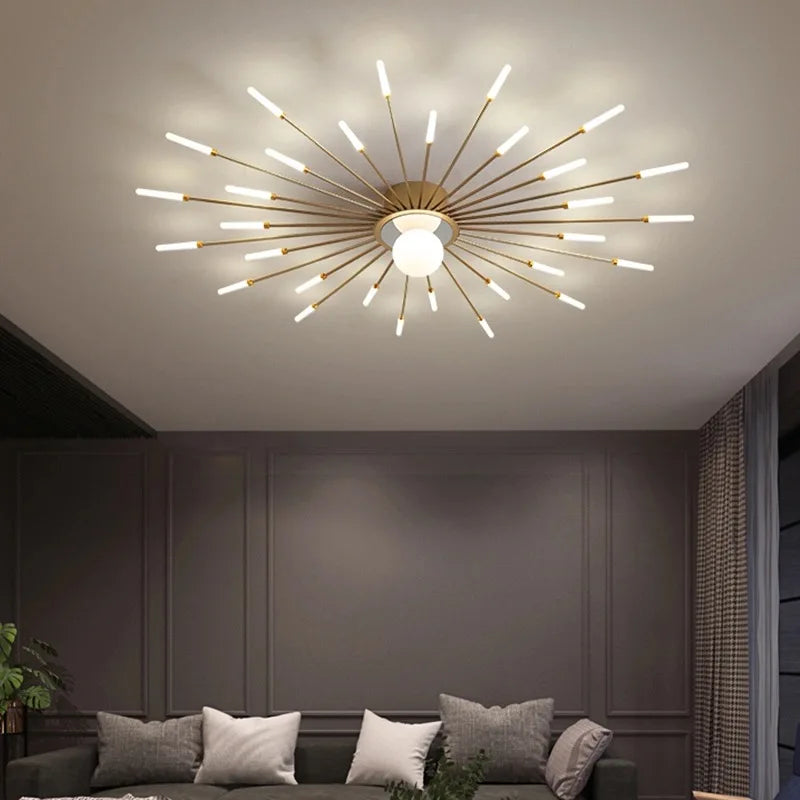Afralia™ LED Chandelier Lights - Modern Indoor Lighting for Living Room, Kids Room, Bedroom