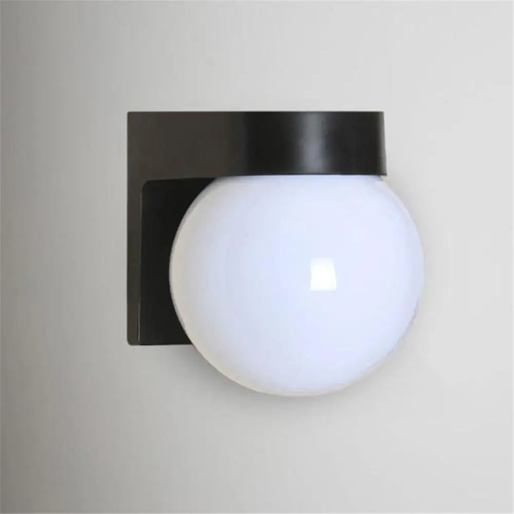 Afralia™ Vintage Acrylic Outdoor Wall Lamp for Garden and Balcony