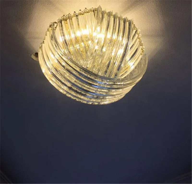 Afralia™ Art Glass Tube Pendant Chandelier Dining Room Hanging Lamp