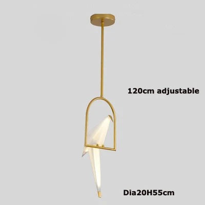 Afralia™ Love Bird LED Wall Sconce Iron Acryl Wall Light for Bedroom Corridor