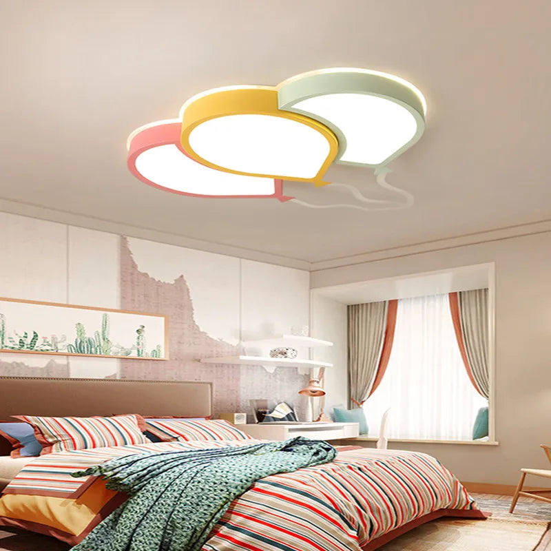 Afralia™ Kids Room Princess Chandelier: Cartoon Lamp Shade Ceiling Chandelier for Cute Room Decor