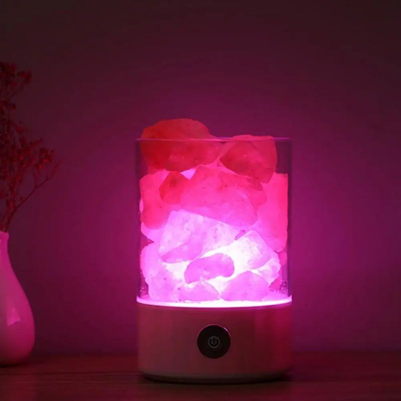 Afralia™ Himalayan Salt Lamp for Air Purification and Sleep Aid