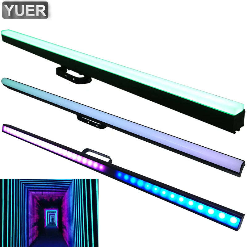 Afralia™ LED RGB 3IN1 Pixel Bar Light Strip DJ Party Club Multi-Color Lights