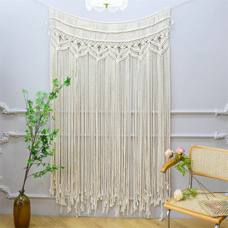 Afralia™ Bohemian Cotton Macrame Wall Hanging 130*180cm