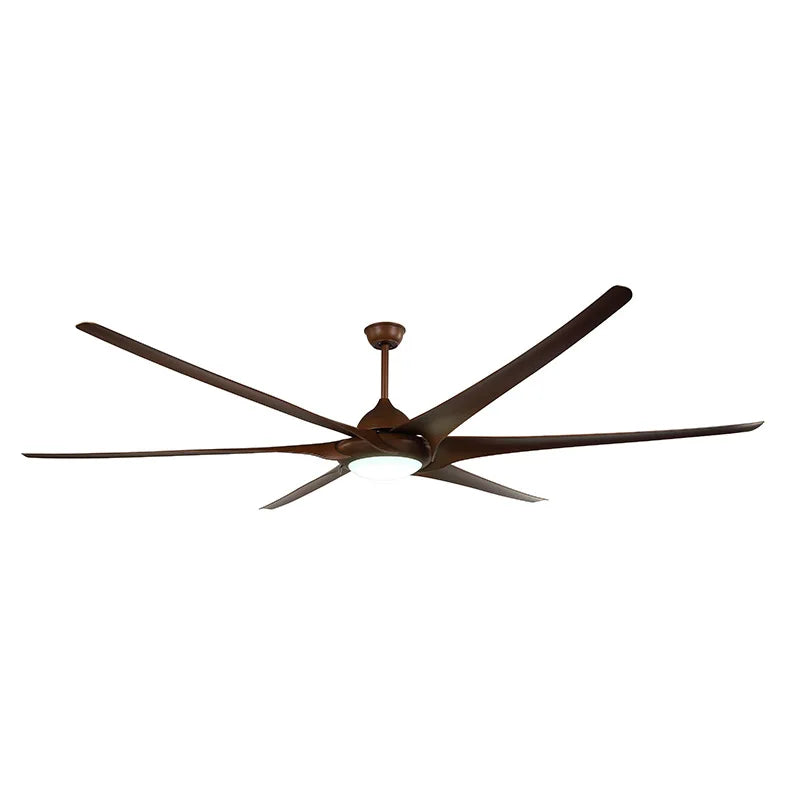 Afralia™ 100 Inch Large Ceiling Fan with Light and Reversible DC Motor