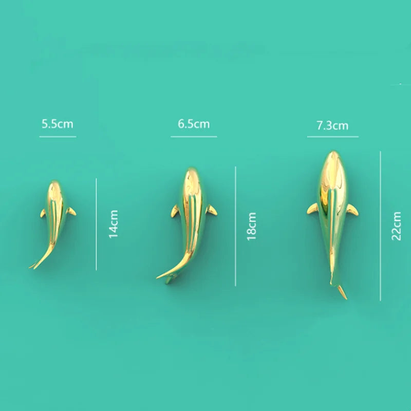 Afralia™ Goldfish Resin Wall Hanging - Home Decor Room Aesthetic