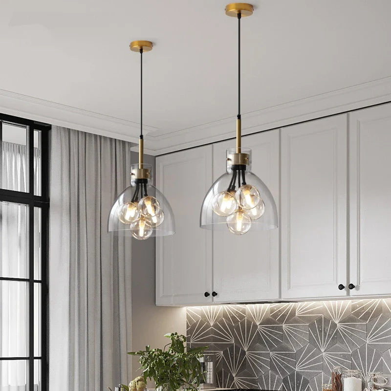 Afralia™ Luxury Pendant Light: Modern Minimalist Dining Bar Kitchen Hanging Lamp