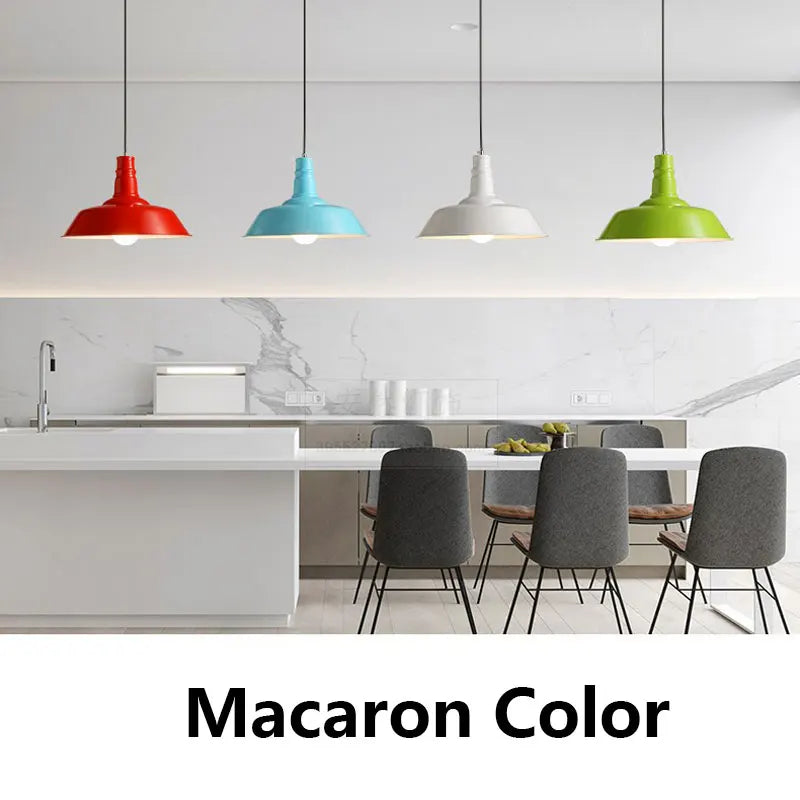 Afralia™ Colorful LED E27 Pendant Light: Modern Home Improvement for Study, Bedroom, Foyer