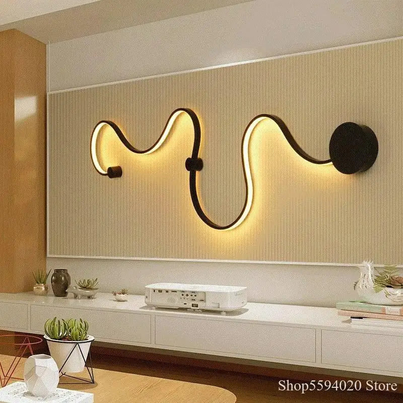 Afralia™ LED Wall Sconce Lighting for Modern Living Room and Bedroom Decor