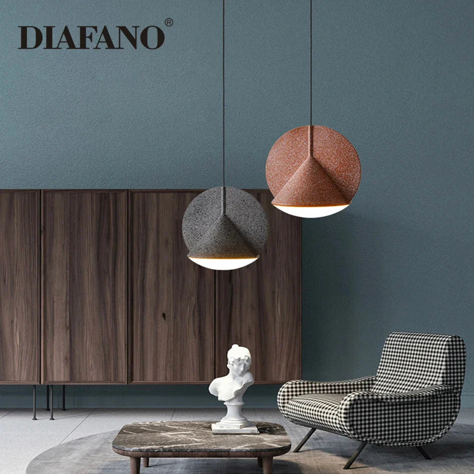 Afralia™ Colorful LED Ceiling Pendant Lamp 12W for Living Room Kitchen Bedroom Decor