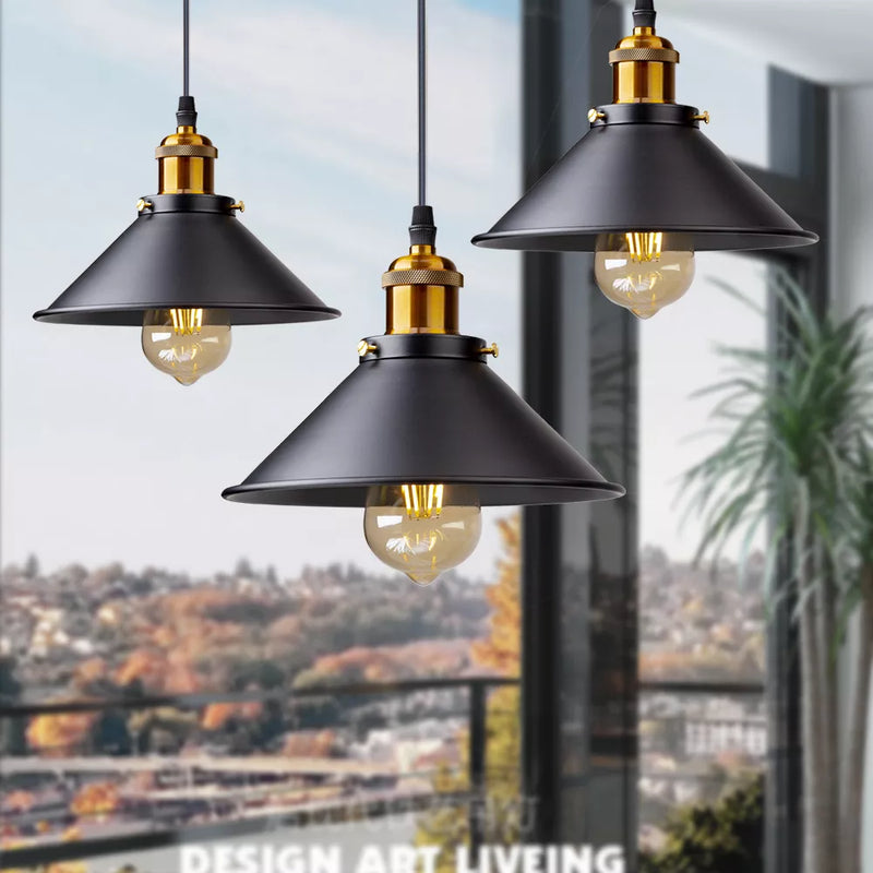 Afralia™ Retro Pendant Light for Home Kitchen Dining Bedroom E27