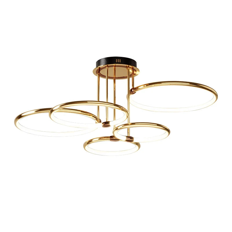 Afralia™ Nordic Style Chandelier Lamp for Living Room, Dining Room, and Bedroom