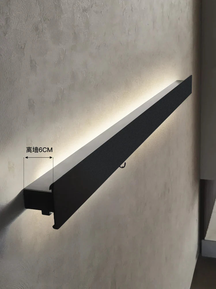 Afralia™ Minimalist Wall Lamp for Bedroom with Storage and Hooks