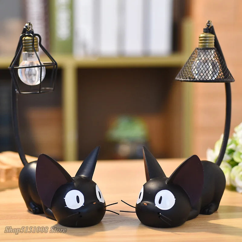 Afralia™ Cartoon Cat LED Night Light for Baby Nursery Table Lamp