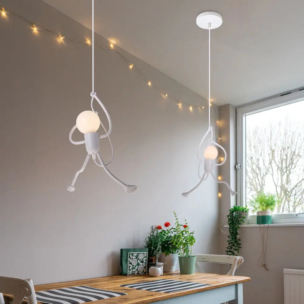 Afralia™ Industrial Pendant Lights: Modern LED Hanging Lamps for Home Living Room Kitchen Decor