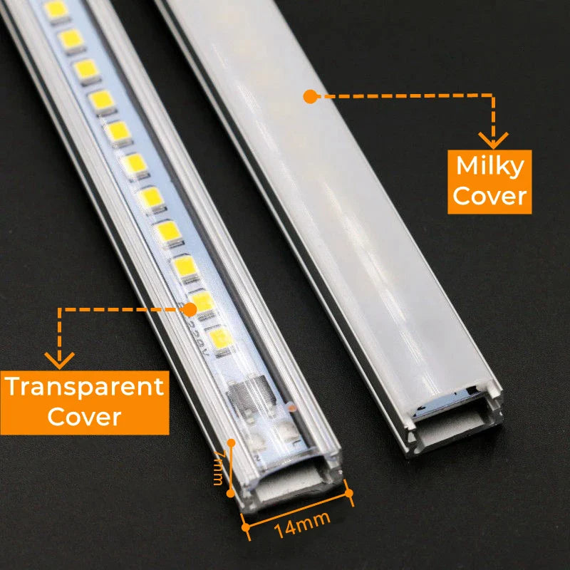 Afralia™ LED Tube Lamp SMD2835 72 LEDs Showcase Cabinet Strip Lighting