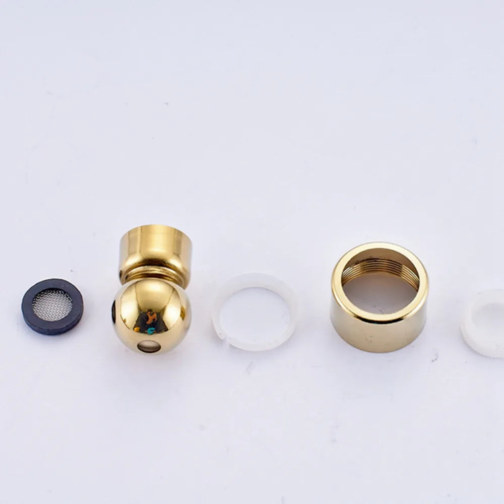 Afralia™ Gold LED Square Rainfall Shower Head for Bathroom Faucet - Top Sprayer